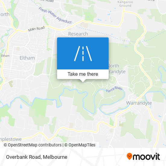 Overbank Road map