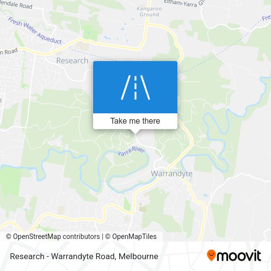 Research - Warrandyte Road map