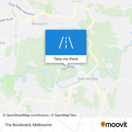 The Boulevard map