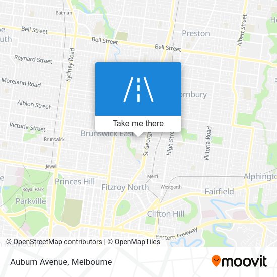 Auburn Avenue map