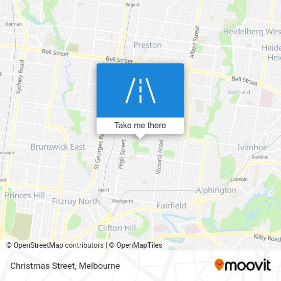Christmas Street map