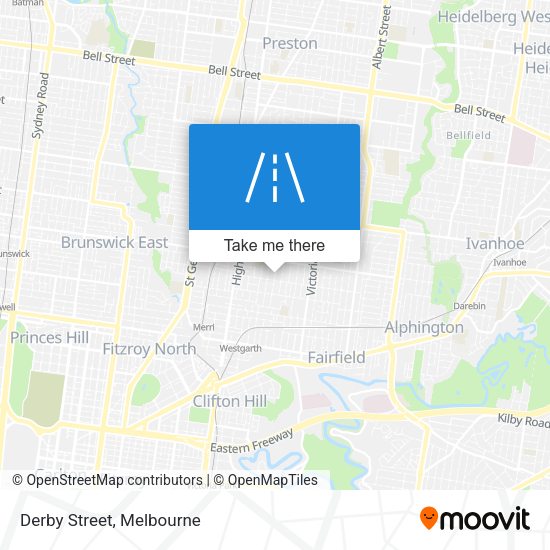 Derby Street map