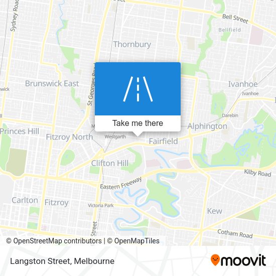 Langston Street map