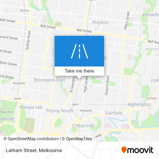 Latham Street map