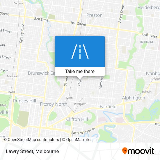 Lawry Street map