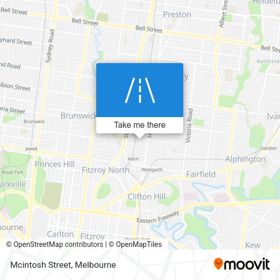 Mcintosh Street map