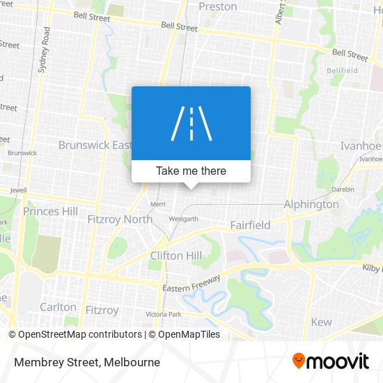 Membrey Street map