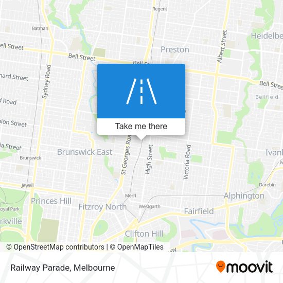 Railway Parade map