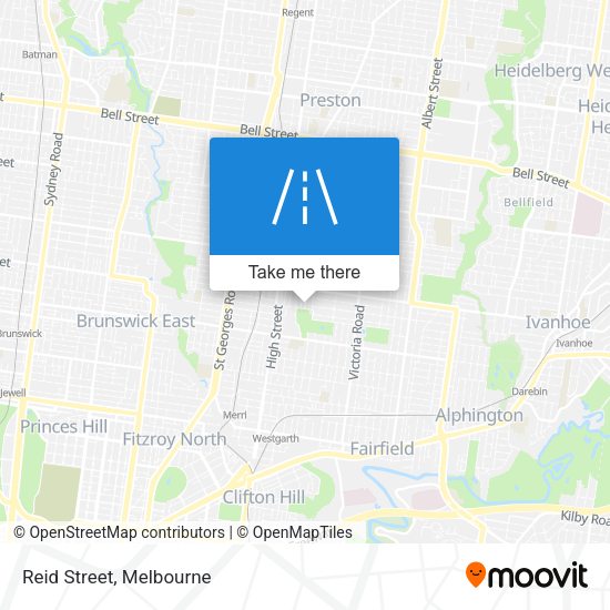 Reid Street map