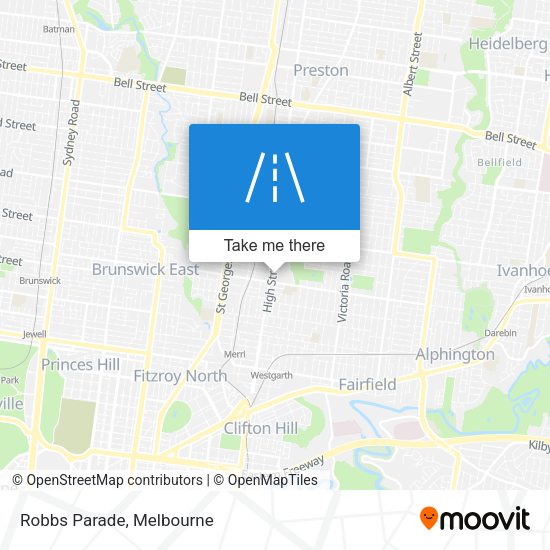 Robbs Parade map