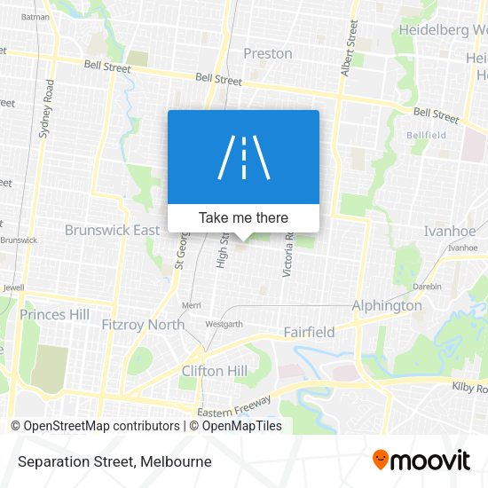 Separation Street map