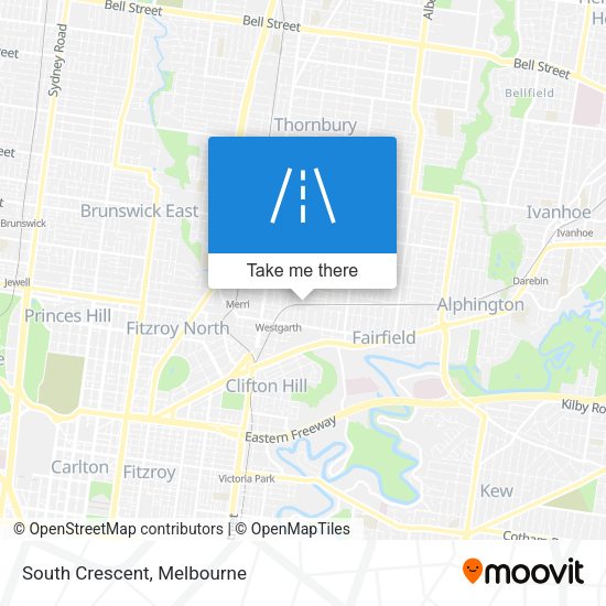 South Crescent map