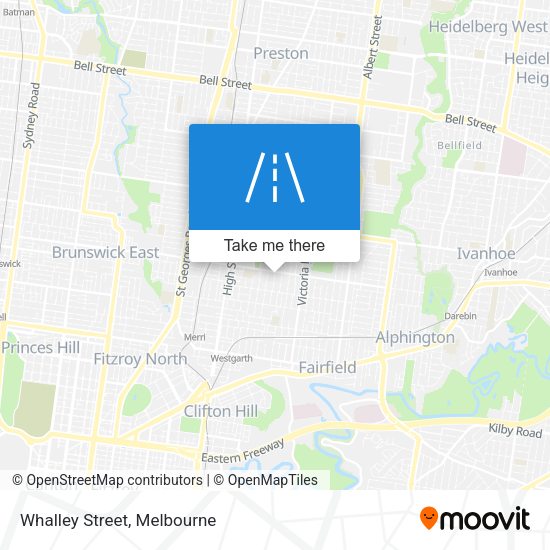 Whalley Street map