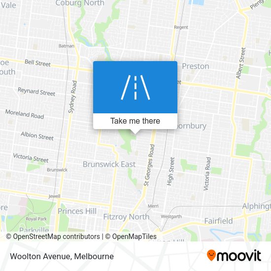 Woolton Avenue map