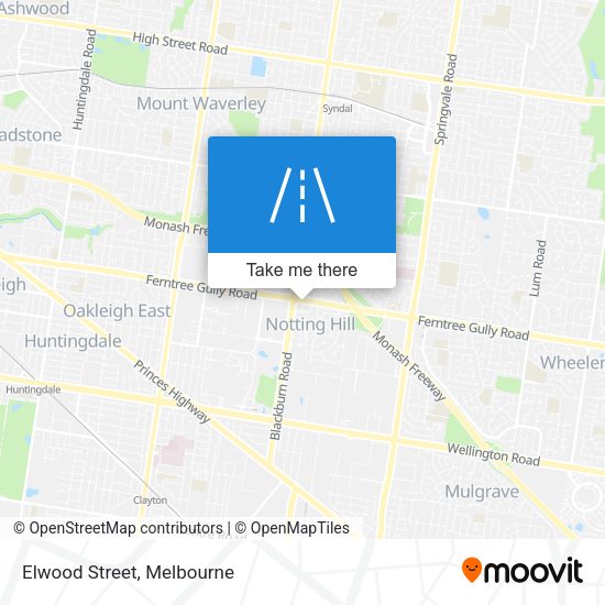 Elwood Street map