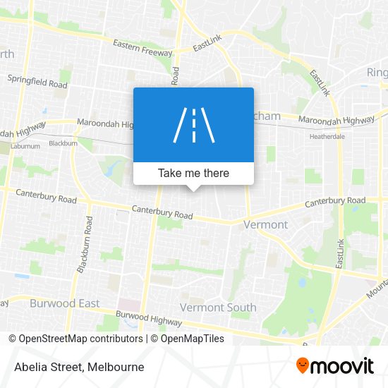 Abelia Street map