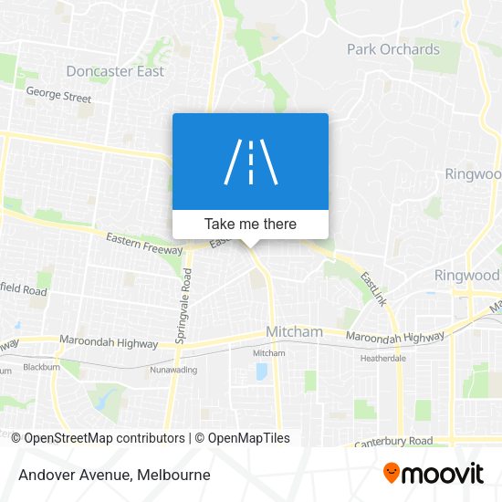 Andover Avenue map