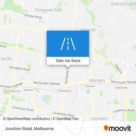 Junction Road map