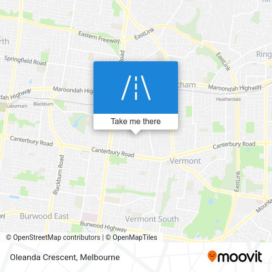 Oleanda Crescent map