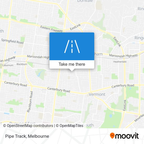 Pipe Track map