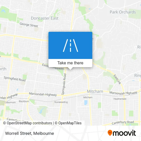 Worrell Street map