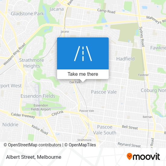 Albert Street map