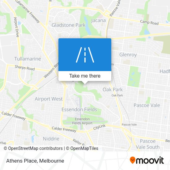 Athens Place map