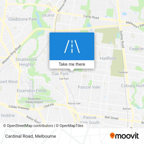 Cardinal Road map