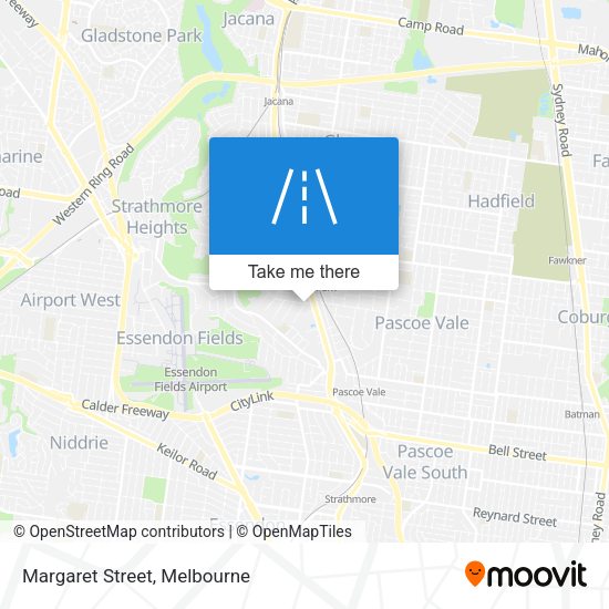 Margaret Street map