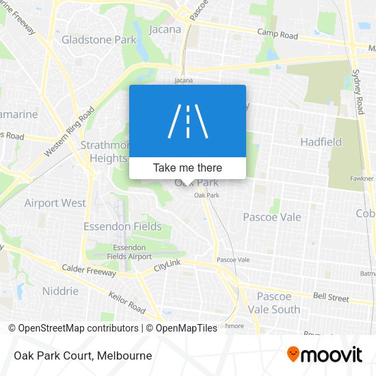 Oak Park Court map