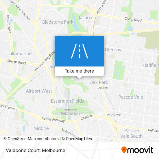 Valdoone Court map