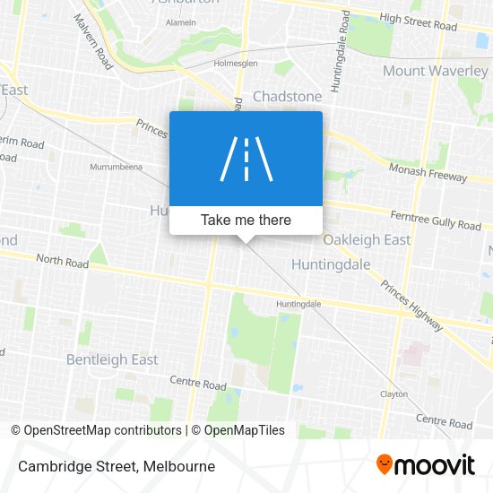 Cambridge Street map