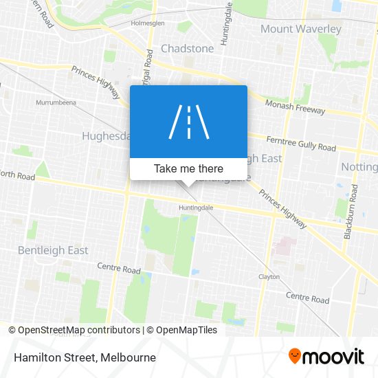 Mapa Hamilton Street