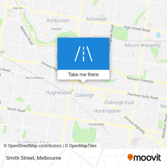 Smith Street map