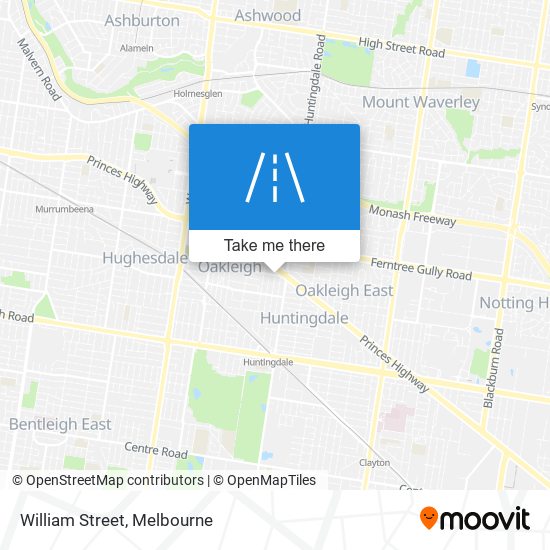 Mapa William Street