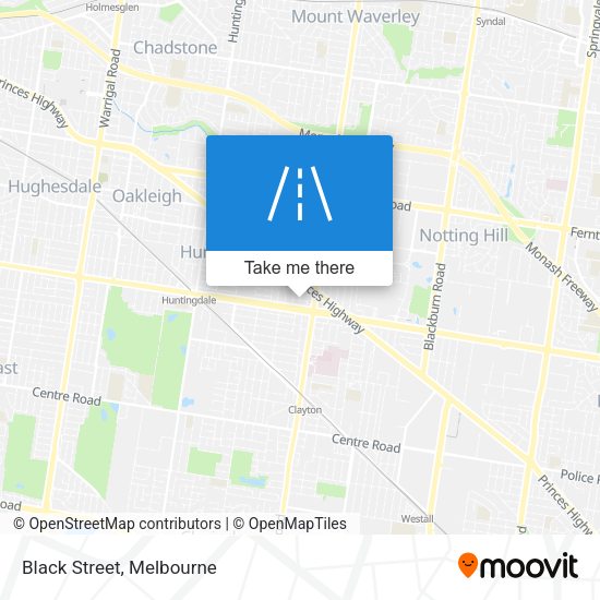 Black Street map