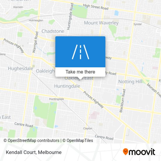 Kendall Court map