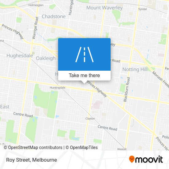 Roy Street map