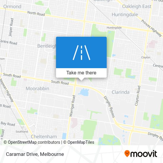 Caramar Drive map