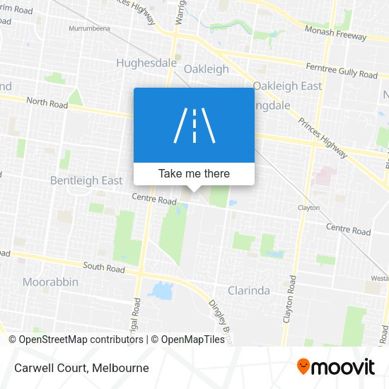 Carwell Court map