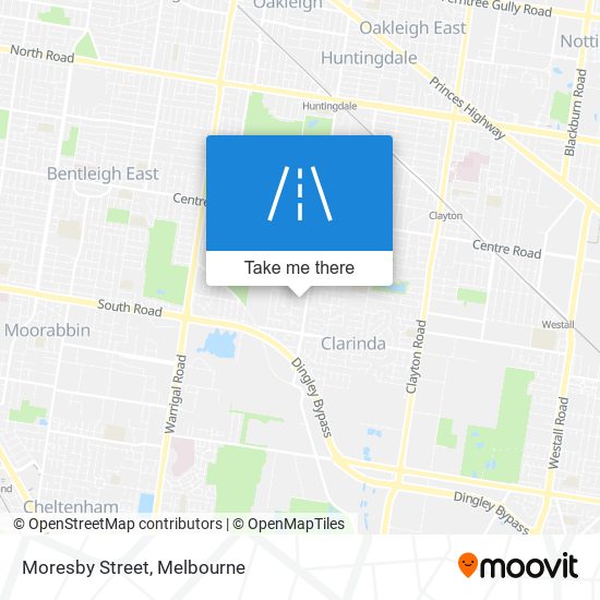 Moresby Street map