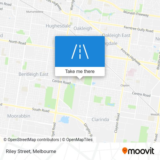 Riley Street map