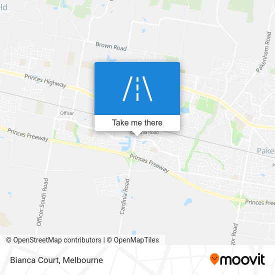 Bianca Court map