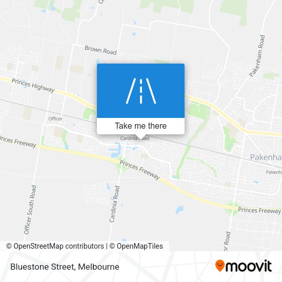 Bluestone Street map