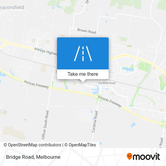 Bridge Road map