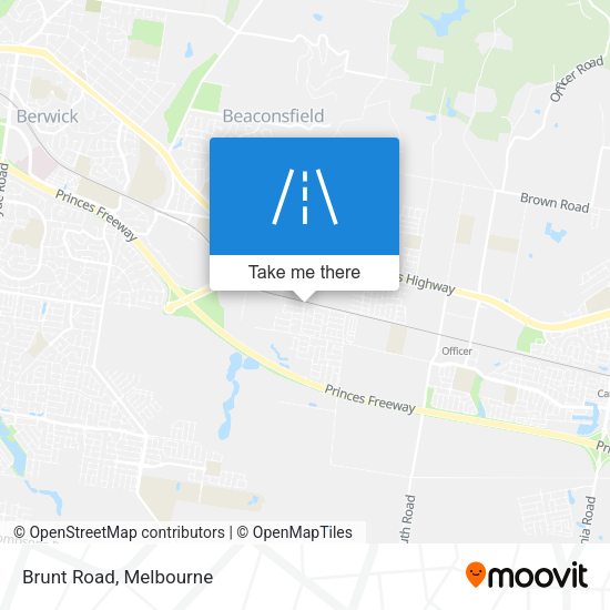 Brunt Road map