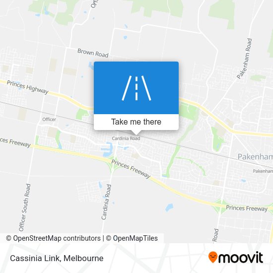 Cassinia Link map