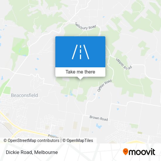 Dickie Road map
