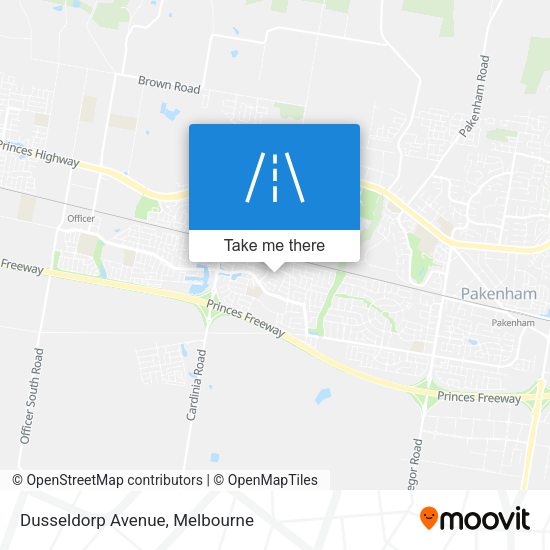 Dusseldorp Avenue map