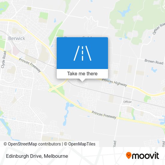 Edinburgh Drive map